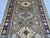 Brown and Navy Kazak Style Tribal Area Rug With Medallions, 5' X 7'7" For Sale - Image 13 of 15