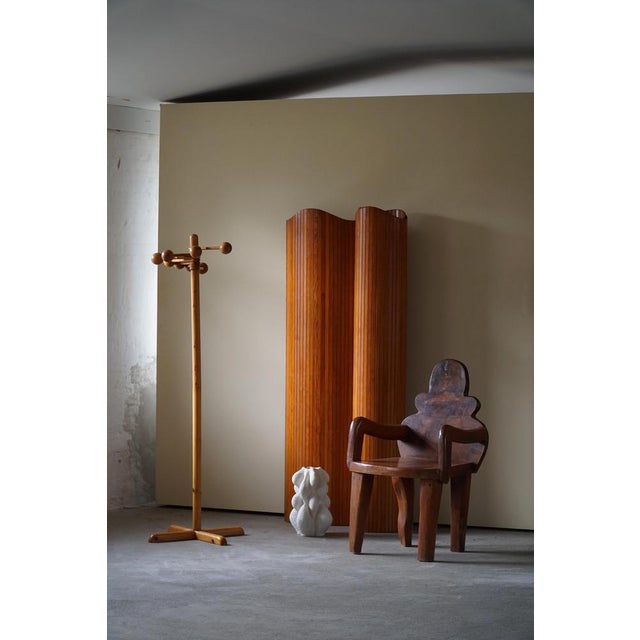 Vintage Danish Coat Stands in Pine, 1970s, Set of 2 For Sale - Image 17 of 18