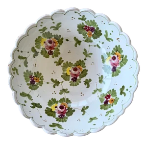Vintage Italian Hand Painted Ceramic Bowl