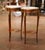 French Pair of Mid-Century French Louis XV Marble Top Mahogany and Ormolu Side Tables For Sale - Image 3 of 13