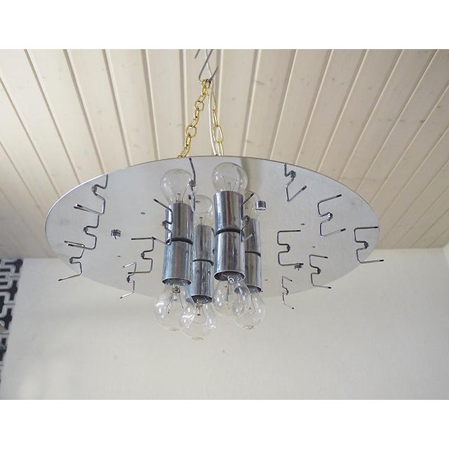 Large Arethusa Flush Mount in Murano Glass from Barovier & Toso, 1960s For Sale - Image 9 of 11