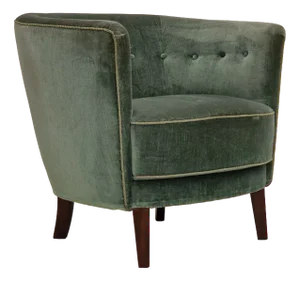 Danish Curved Lounge Chair, 1960s