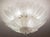 1970s Set of 2 Vintage Capri Extra Large Murano Transparent Glass Ceiling Lights For Sale - Image 5 of 12