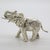 Large Vintage Italian Handmade Genuine Silver Elephant Figurine, 1940s For Sale - Image 11 of 11
