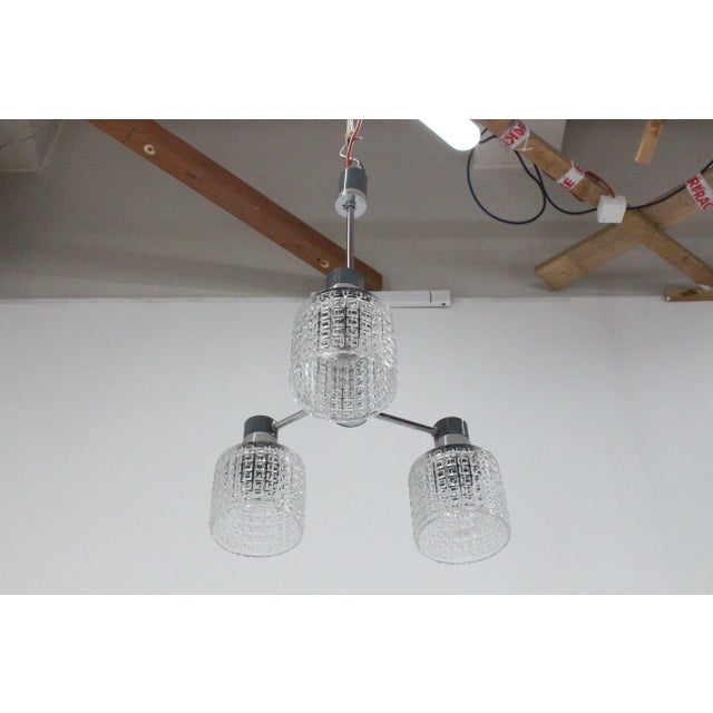 1960s Mid-Century Chandelier from Drukov, 1960s For Sale - Image 5 of 9