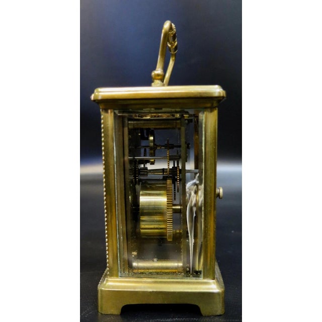 19th Century Vintage 19th Century French Carriage Clock For Sale - Image 5 of 7