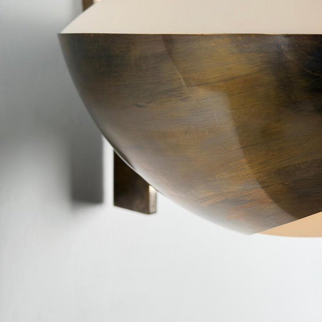 Model 1963 Brass Wall Lights by Max Ingrand for Fontana Arte, 1960s, Set of 2 For Sale - Image 12 of 18