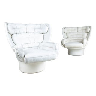 Elda Armchairs by Joe Colombo for Conforti, 1970, Set of 2 For Sale