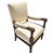 Wood Pair of 1950s Mediterranean Style Carved Walnut Lion Paw Armchairs For Sale - Image 7 of 9