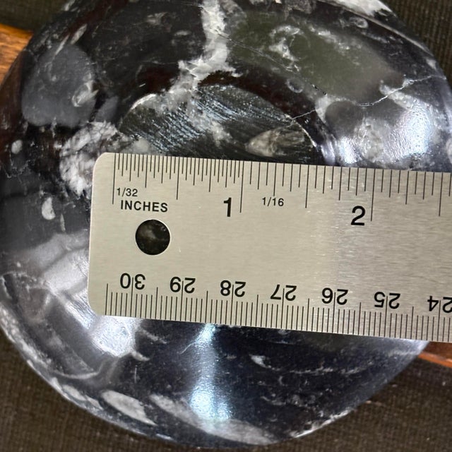 Vintage Crystal Egg Polished - Fossil Bowl (2pc) For Sale - Image 9 of 10