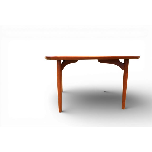 1970s Vintage Danish Coffee Table in Teak by Anton Kildeberg, 1960s For Sale - Image 5 of 17