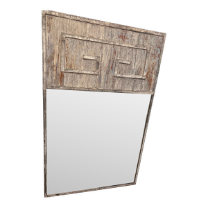Tin Trumeau-Style Mirror