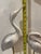 1970s 1970s Hollywood Regency Silver Leaf Crane Sculptures on Thick Lucite Bases - A Pair For Sale - Image 5 of 12