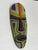 African Handcrafted African Glass Beaded Carved Wood Mask For Sale - Image 3 of 12