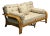 Bielecky Brothers, Modern Two Seater Sofa, Settee, Cane, Bamboo, Usa, 21st C. For Sale