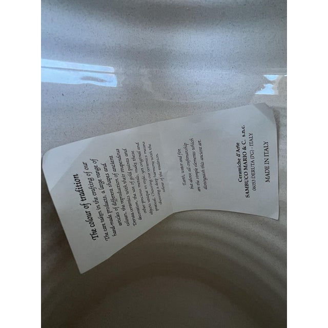 Late 20th Century Late 20th Century Jar With Lid, Mario Sambuco, Deruta Italy, Hand Painted, Vantage Italian For Sale - Image 5 of 17