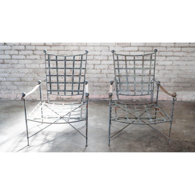 Salterini Vintage Mario Papperzini for Salterini Adjustable 'Amalfi' Lounge Chairs, C. 1960s. For Sale - Image 4 of 18