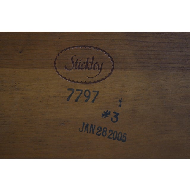 Stickley Cherry 4 Tier Open End Table For Sale - Image 12 of 12
