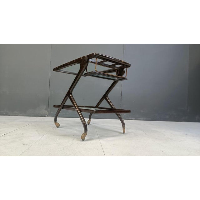Vintage Italian Serving Trolley, 1950s For Sale - Image 14 of 15