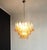 Vintage Italian Murano Chandelier with 53 Amber Glass Petals from Mazzega, 1990s For Sale - Image 12 of 15