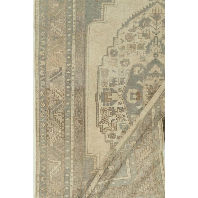 1940s Vintage Circa 1940 Turkish Oushak Tash Rug 6' X 10'5 For Sale - Image 5 of 10