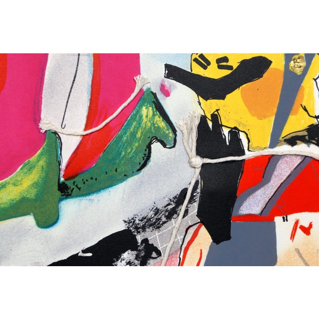 Contemporary Le Caca Patrol, Pam Dixon Lithograph For Sale - Image 3 of 7