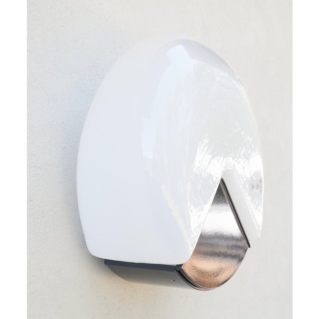 Talia Wall Lamp in Murano Glass by Roberto Pamio for Leucos, 1970s For Sale - Image 3 of 7