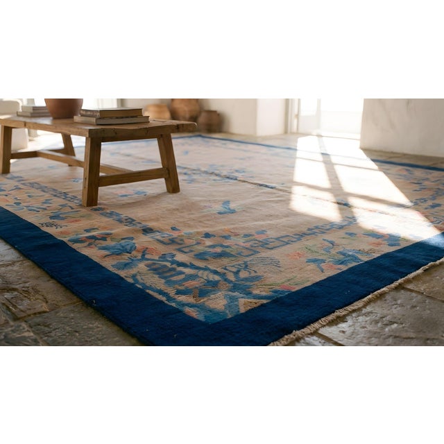 Antique Chinese - Peking Rug For Sale - Image 9 of 9