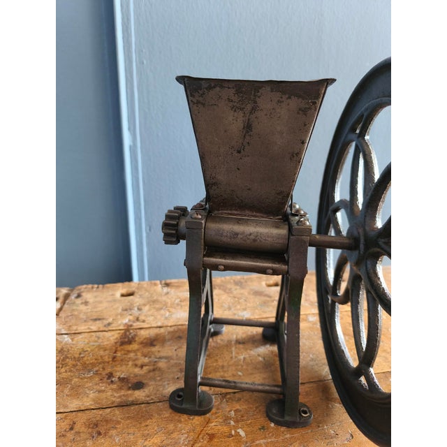 Metal Large Poppy Seed Grinder, Late 19th Century For Sale - Image 7 of 17