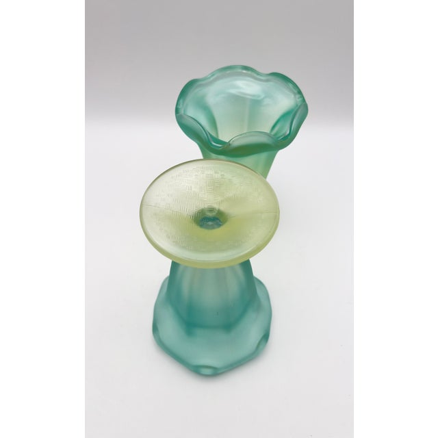 1980s Libbey Ka-Dink Frosted Parfait Glasses, Set of 6 For Sale - Image 6 of 6