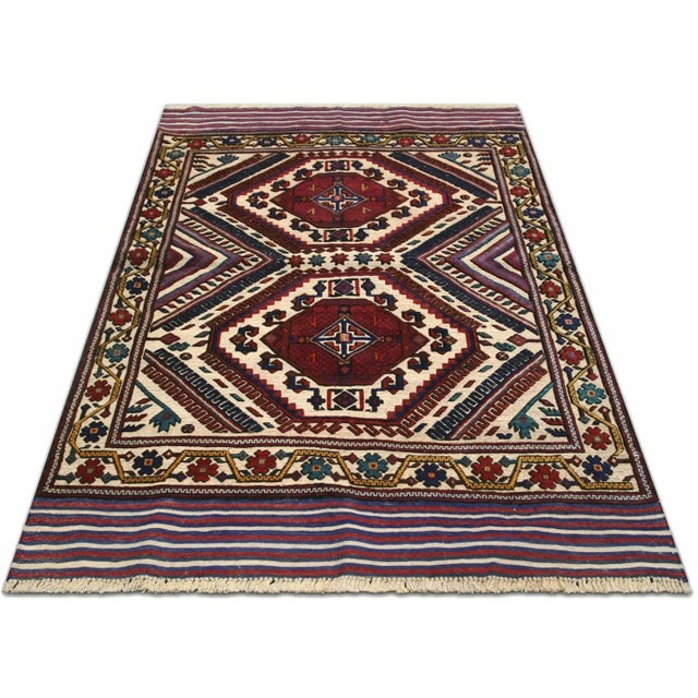 1980s 1980s Afghan Balouch Rug For Sale - Image 5 of 7