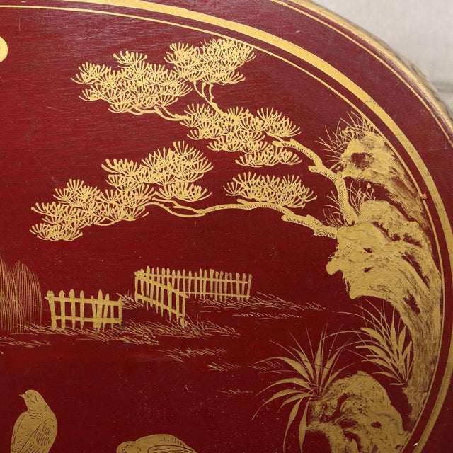 Wood Chinoiserie Coffee Table, Early 1900s For Sale - Image 7 of 11