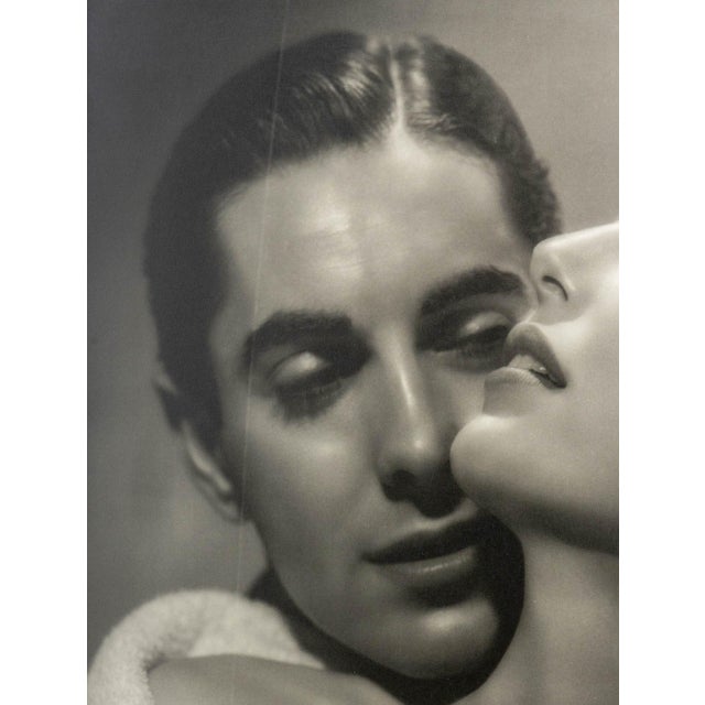 George Hurrell (American, 1904-1992), Loretta Young and Tyrone Power, Oversized Gelatin Silver Print, 1937, printed later...