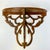 1960s Vintage Americana Boho Chic Folk Art Fret Work Pine Wall Bracket Shelf For Sale - Image 13 of 15