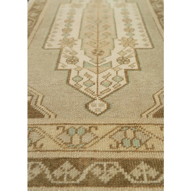 Turkish Turkish Mini Rug Oriental Hand Knotted Vintage Rug 1'8" x 3'4" #21086 For Sale - Image 3 of 8