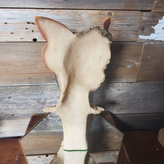 1990s Vintage Flambro Usa 4 Seasons Fall Elf Bust Sculpture by Michael Talbot For Sale - Image 5 of 9