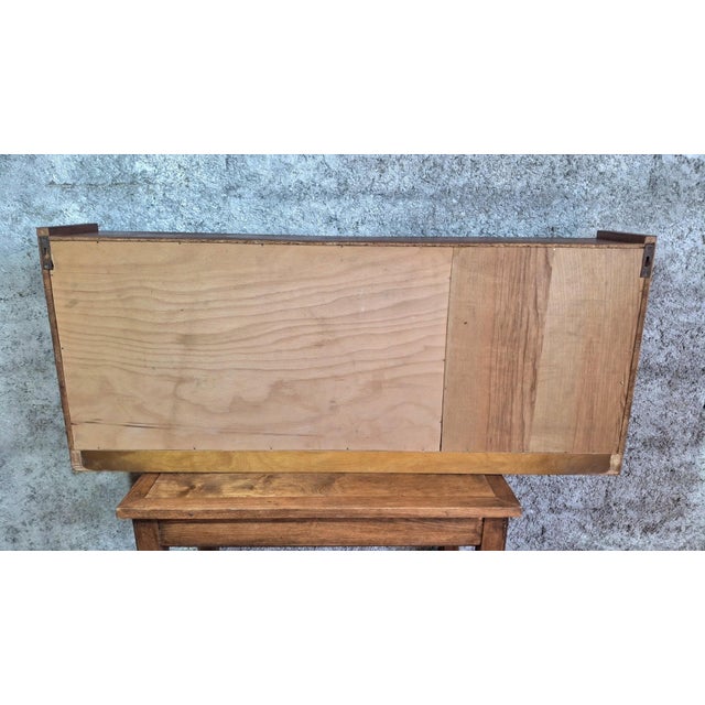 Mid-Century Wall-Mounted Display Cabinet in Walnut, 1950s For Sale - Image 9 of 11