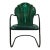 Mid Century Modern Custom Painted Outdoor Chair With Cantilever Base For Sale