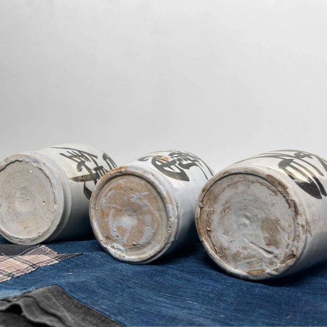 Japanese Sake Jars, 1930s, Set of 3 For Sale - Image 10 of 12