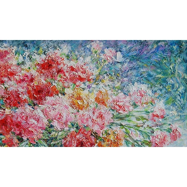 Oil Painting Sunny Roses Kotmin Olga For Sale - Image 4 of 6