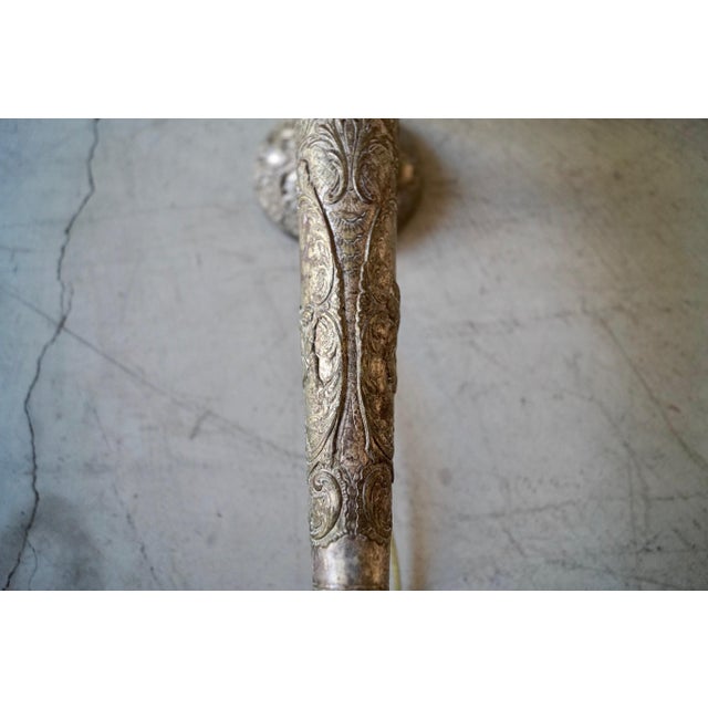 Antique Victorian Aged Brass Wall Sconce For Sale In Los Angeles - Image 6 of 12
