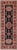 Southwestern Kazak Blue/Red Wool Runner Rug- 2'6''x9'7'' For Sale - Image 9 of 10