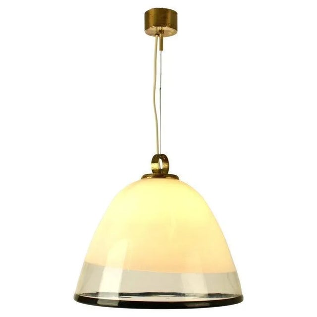 Large Bell-Shaped Murano Glass Pendant by Renato Toso, 1950s For Sale - Image 16 of 17