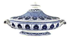 Oval Porcelain Vegetable Bowl from Minton