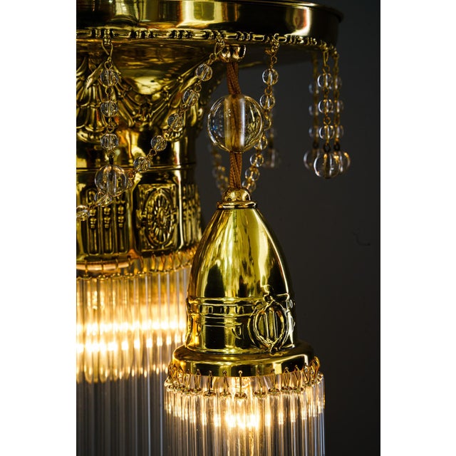 Art Nouveau Ceiling Lamp, Vienna, 1908 For Sale - Image 15 of 18