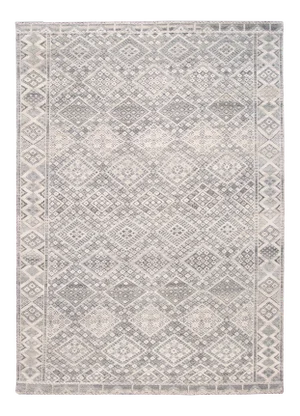 21st Century Modern Textured High Low Wool Rug
