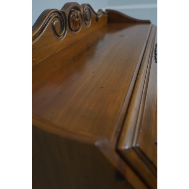 Wood Ethan Allen Country French Pine Slant Front Desk For Sale - Image 7 of 18