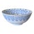 Vintage Chinoiserie Blue and White Porcelain Bowl For Sale