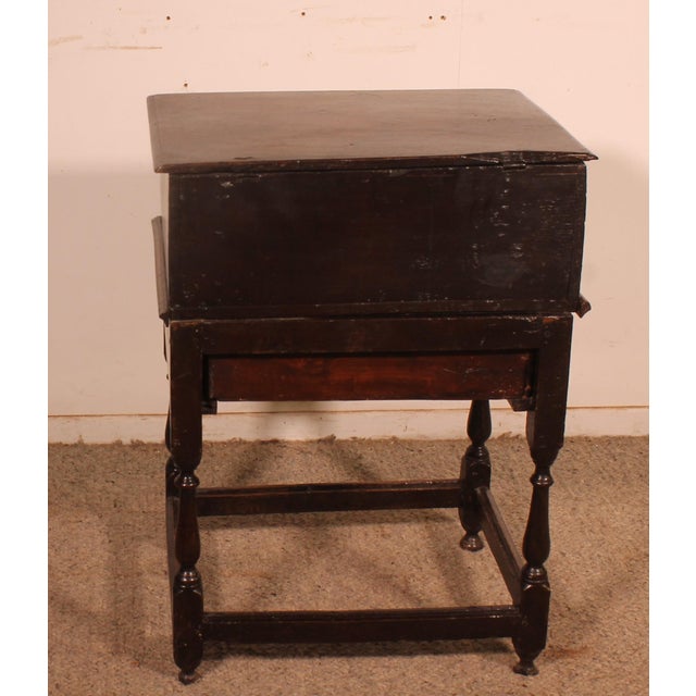 Wood 17th Century Oak Bible Chest For Sale - Image 7 of 12