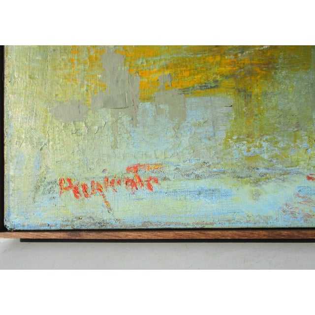 Paint Abstract Expressionism Oil on Canvas Painting For Sale - Image 7 of 11